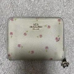 COACH 花柄 二つ折り財布