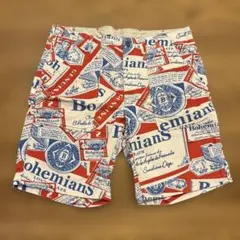 Bohemians ボヘミアンズ　バドワイザー風　総柄ショートパンツ　Lのサムネイル