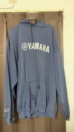 FOX YAMAHA パーカー ブルー XXL