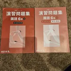 四谷大塚　演習問題集 国語 6年 下　難関校対策　予習シリーズ