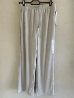 GU リブプルオンパンツ　ナチュラル　Sサイズ