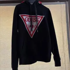 GUESS プルオーバーパーカー ブラック