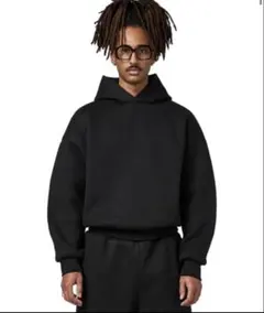 SANSANGEAR 23FW HOODED KNIT BLACK サイズ1 - メルカリ