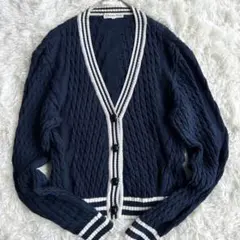 【新品・未使用品】Christian Dior USA製 刺繍 黒 カーディガン ご成約済 Christian Dior 現行タグ 刺繍ロゴカシミヤ