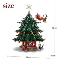 レゴ互換ブロック　クリスマスツリー　3171ピース