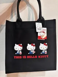 ひ*り様 AmeriVINTAGE Hello Kitty トートバッグ ブラッ - メルカリ