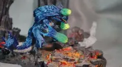 龍結晶の地ジオラマ(ブラキディオス)