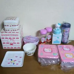 キティちゃん　その他　まとめ売り ランチボックスセット