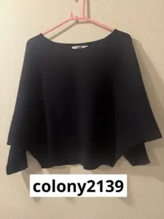 colony2139変形ブラックセーター　サイズフリー