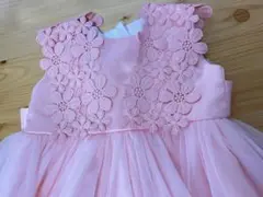 ベビー女の子　ドレス　結婚式　発表会80㌢着用1度のみ♪