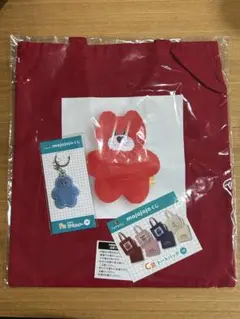 mojojojo ドキドキくじセット　トートバッグ・刺繍キーホルダーねこ・あひる