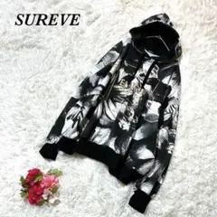 シュリーブ パーカー L グレー系 花柄 プルオーバー オーバーサイズ ギャル