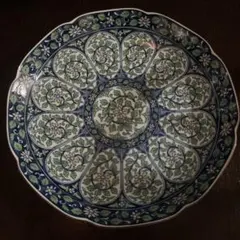 前畑陶器 庫山窯 花陽 大皿