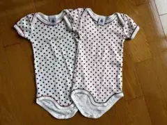プチバトー　ボディー肌着2枚セット