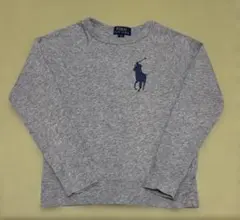 ポロ ラルフローレン 薄手トレーナーグレー 120〜130ビッグポニー キッズ
