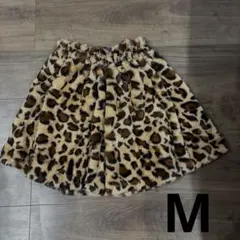 モコモコ　ヒョウ柄スカート♡ ギャル❤︎❤︎