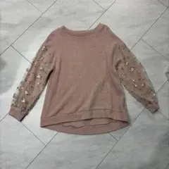 E hyphen world gallery PEACE ピンクセーター