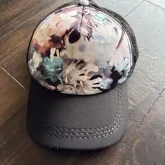 ROXY メッシュキャップ 花柄 ブラックのサムネイル
