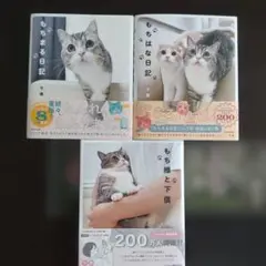 【もちまる本 3冊まとめ売り】①もちまる日記②もちはな日記③もち様と下僕 帯付き