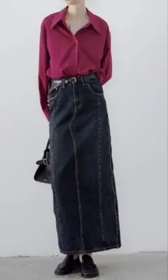 tageechita デニムロングスカート