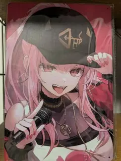 【未開封品】ホロライブ　森カリオペ　メタルウォールアート
