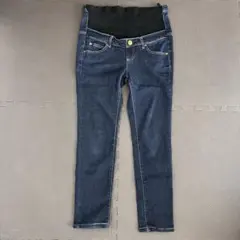 マタニティ デニムスキニーパンツ