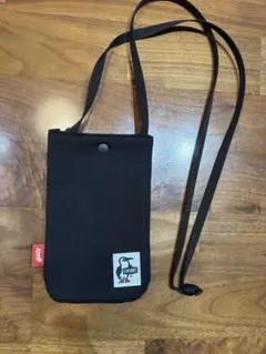 チャムス スマホショルダーバッグスウェット