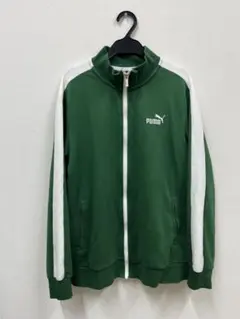PUMA 緑色 ジップアップジャージ