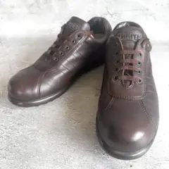 新品級❣️CAMPER ペロータス アリエル スニーカー 茶 23.5 箱替紐付