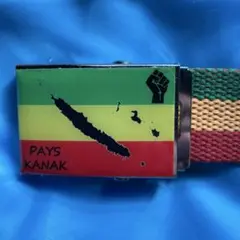 Rasta Color KANAK ＋Fist Buckle GI Belt‼️