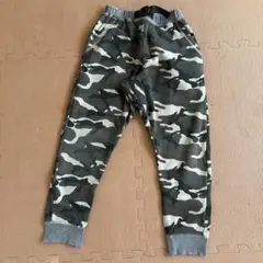 グローバルワーク　スウェットパンツ 迷彩柄 XXL 裏起毛　130 140