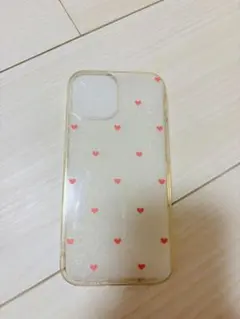 iPhoneケース　iPhone15 クリアケース　ハート