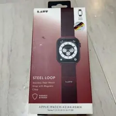 LAUT Steel Loop Apple Watch バンド レッド
