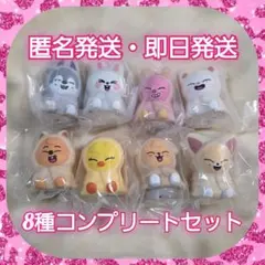 SKZOOライトマスコット全8種コンプリートセットガシャポンスキズ