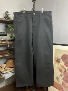 は*お様 【ボタンリペア、裾上げ】dickies ブラック ワークパンツ 36x