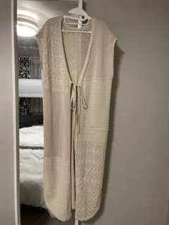 LOWRYS FARM ローリーズファーム ロングカーディガン　アイボリー