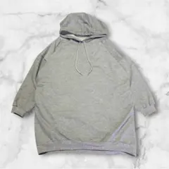 神戸レタス レディースパーカー オーバーサイズ 杢グレー 3XL ゆるだぼのサムネイル