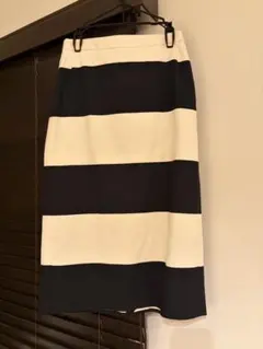 DRIES VAN NOTEN ボーダー タイトスカート 34