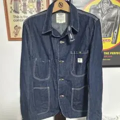美品 濃紺 OSHKOSH Classic ライトオンス カバーオールのサムネイル