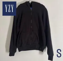 yzy gap zipup hoodie yeezy パーカー　ブラックSサイズ