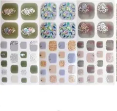 フットネイルシール　3つセット