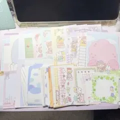 ♡紙モノ（付箋、メモ帳）120枚 カラフル バラメモ用紙セット❻