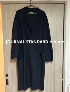 reliume ネイビー 薄手 チェスターコート M