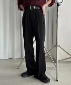 ワイドパンツ スラックス