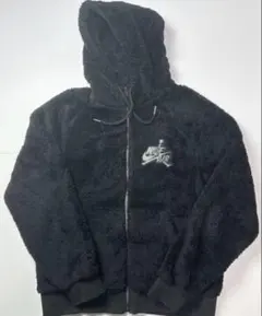 NIKE AIR JORDAN ボアフリース パーカー ブラック フルジップ