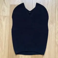 UNIQLO 3DコットンコクーンVネックセーター 半袖 Mサイズ サマーニット