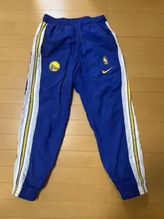 NIKE ナイキ NBA ウォリアーズ ナイロンパンツ S 青 ブルー