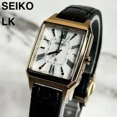 稼働美品 セイコー LK スクエア レディース腕時計 1B32-0AM0 白文字