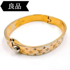 お値下げ⭐️ ルイヴィトン　カフナノグラムバングル LOUIS VUITTON ルイヴィトン バングル カフ・ナノグラムM メタル