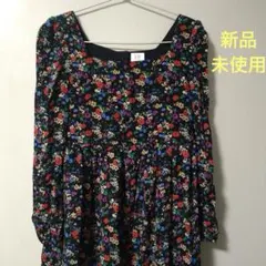 GAP レンチング エコヴェロ フローラルワンピース XL